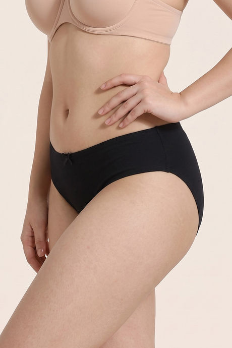 Zivame Anti-Microbial Low Rise Full Coverage Hipster Panty (Pack of 3) - Multicolor — image 11
